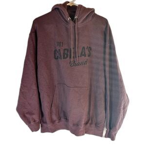 Cabela's Plum Pullover Hoodie with Kangaroo Pocket Adult XL